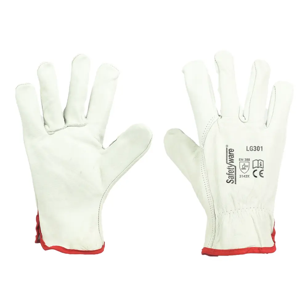 SAFETYWARE Premium Quality Cow Grain Drivers Gloves