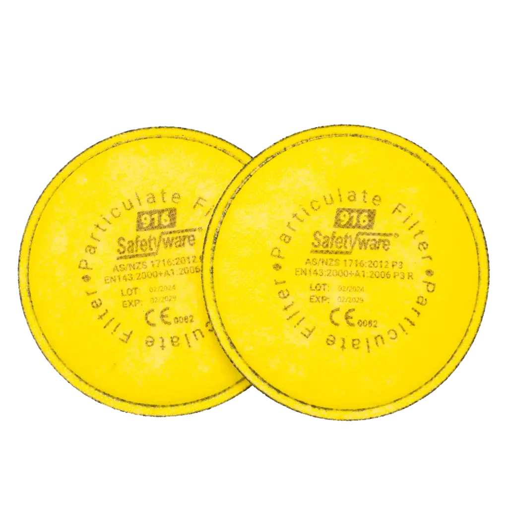 [916] SAFETYWARE 916 P3R Particulate Filter with OV/AG Activated Carbon for Nuisance Level Organic Vapour/Acid Gas Relief